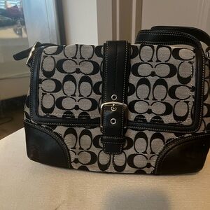 Vintage Coach Hampton Flap Bag